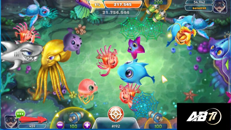 chơi game sinh động bắn cá online